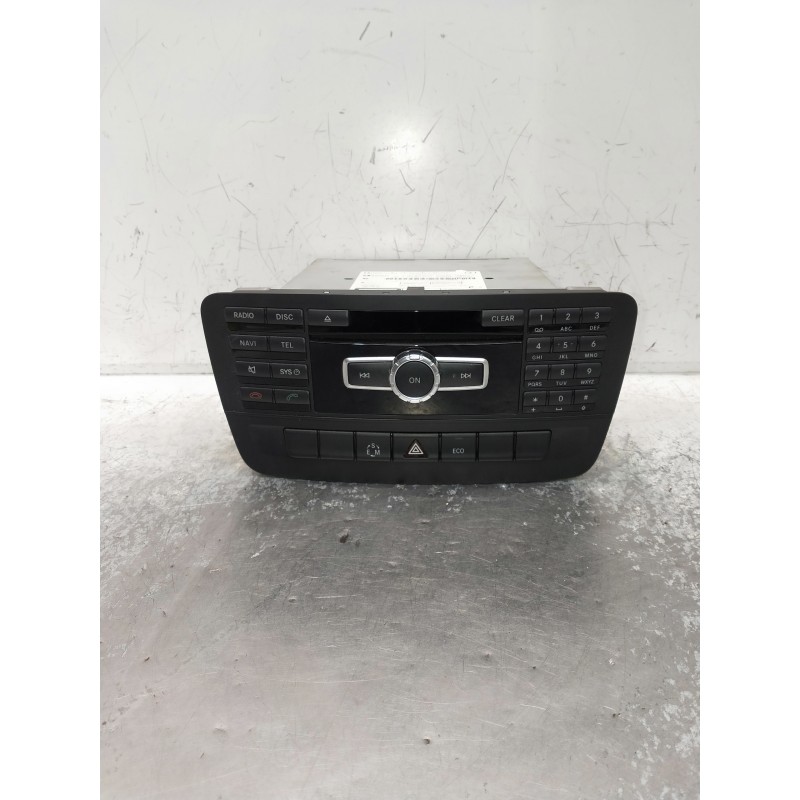 Recambio de sistema audio / radio cd para mercedes clase b (w246) b 180 cdi be (246.200) referencia OEM IAM A2469003405 A1729028