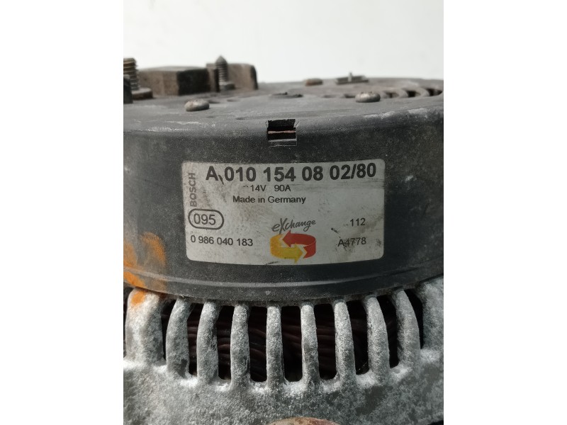 Recambio de alternador para mercedes sprinter (w901,w904) caja cerr. referencia OEM IAM A0101540802  