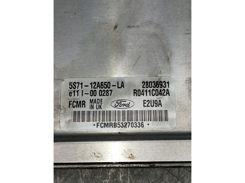 Recambio de centralita motor uce para ford mondeo berlina (ge) futura (d) referencia OEM IAM 5S7112A650 28036931 