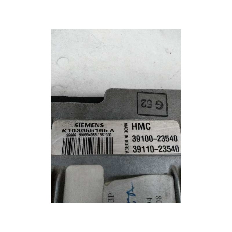 Recambio de centralita motor uce para hyundai coupe (rd) 2.0 16v cat referencia OEM IAM K103955165A 3911023540 3910023540 G52