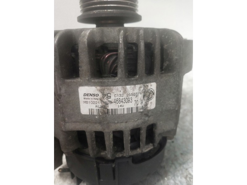 Recambio de alternador para fiat panda (169) 1.2 8v dynamic referencia OEM IAM 46843093 DENSO 