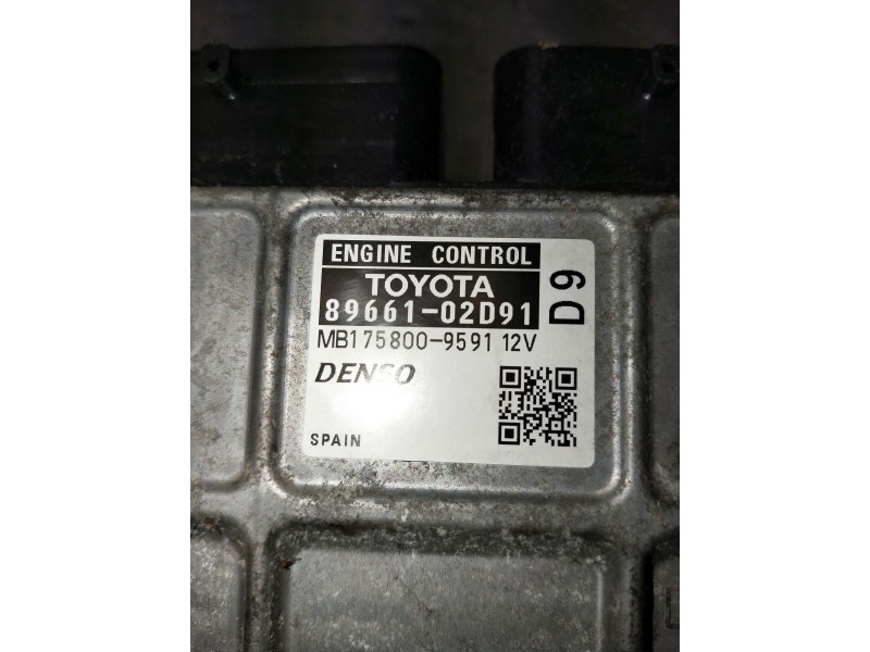 Recambio de centralita motor uce para toyota auris luna referencia OEM IAM MB1758009591 8966102D91 