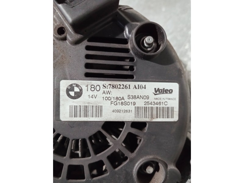 Recambio de alternador para bmw serie 1 berlina (e81/e87) referencia OEM IAM 7802261 2543461C S38AN09