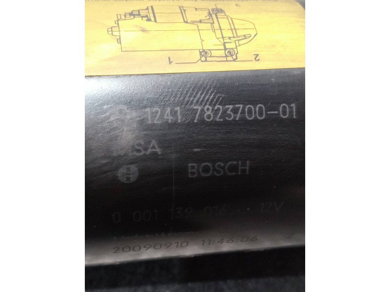 Recambio de motor arranque para bmw serie 1 berlina (e81/e87) referencia OEM IAM 1241782370001 0001139016 