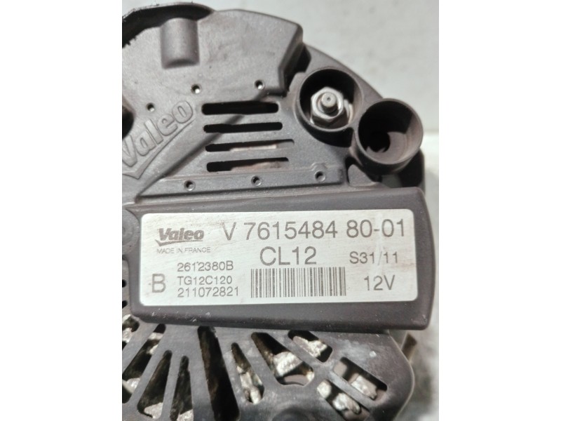 Recambio de alternador para mini mini (r56) cooper referencia OEM IAM V76154848001 2612380B TG12C120