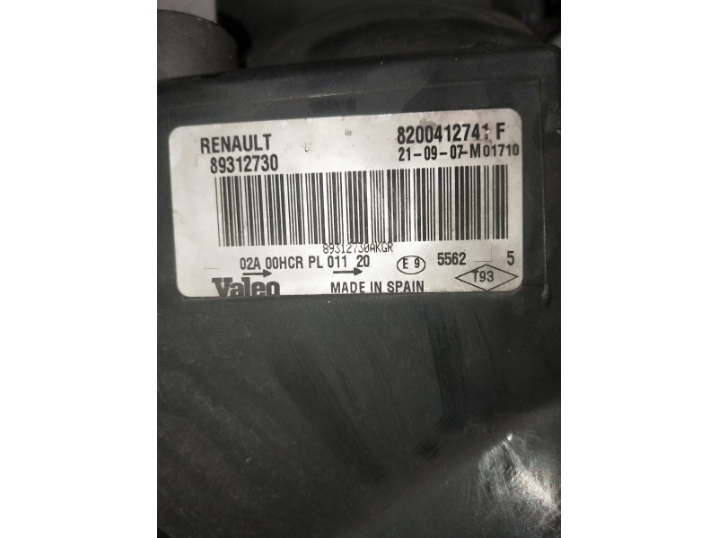 Recambio de faro izquierdo para renault megane ii coupe/cabrio referencia OEM IAM 8200412741F 89312730 