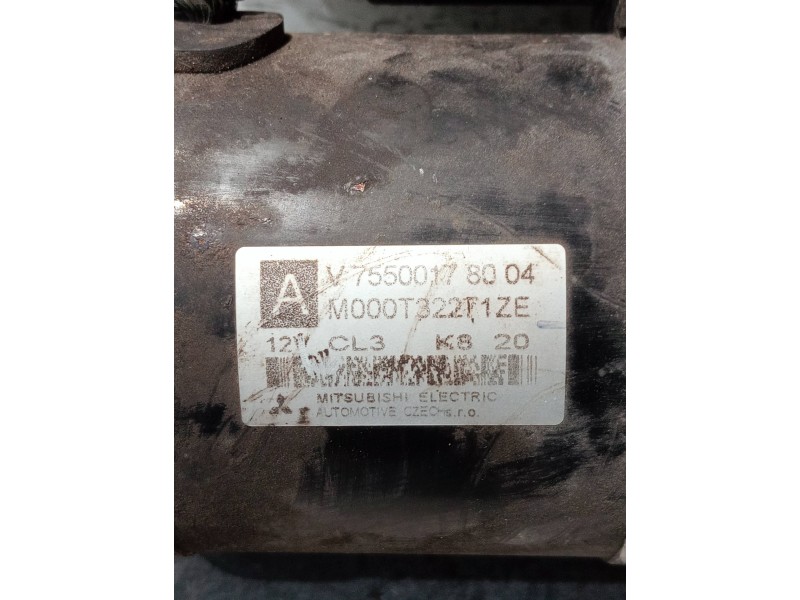 Recambio de motor arranque para peugeot 207 1.4 referencia OEM IAM V75500178004 M000T32271ZE 