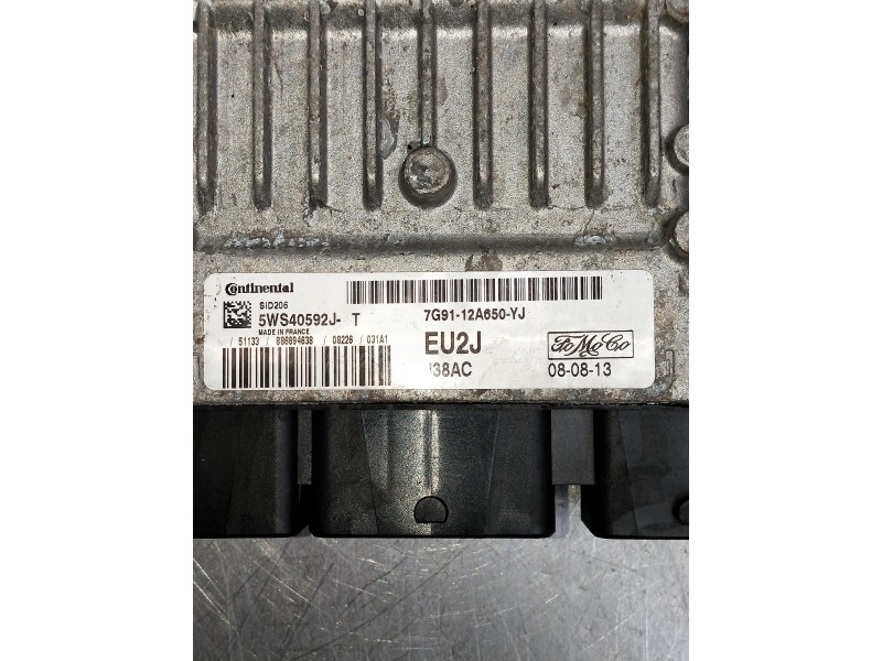 Recambio de centralita motor uce para ford mondeo ber. (ca2) referencia OEM IAM 5WS40592J EU2J J38AC 