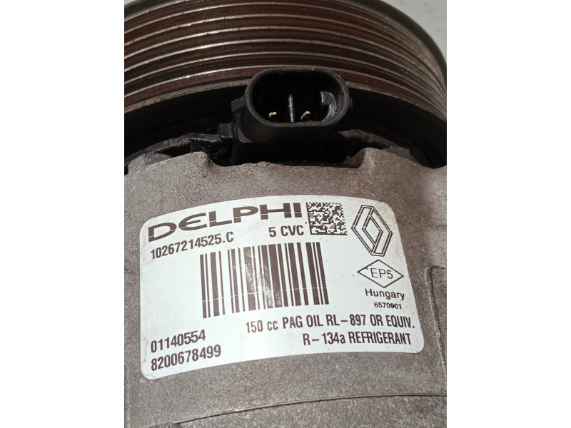 Recambio de compresor aire acondicionado para renault megane ii berlina 5p referencia OEM IAM 8200678499 01140554 