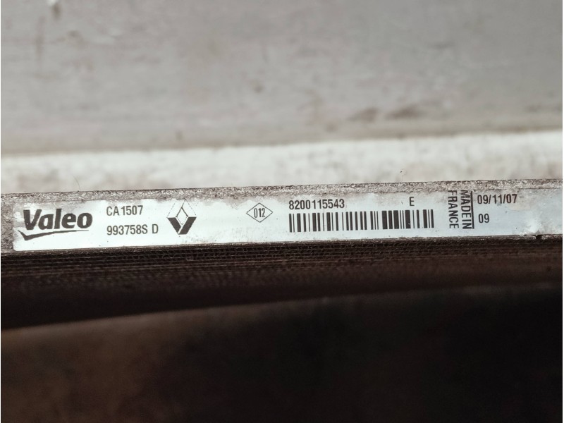 Recambio de condensador / radiador aire acondicionado para renault megane ii berlina 5p referencia OEM IAM 8200115543 993758SD 