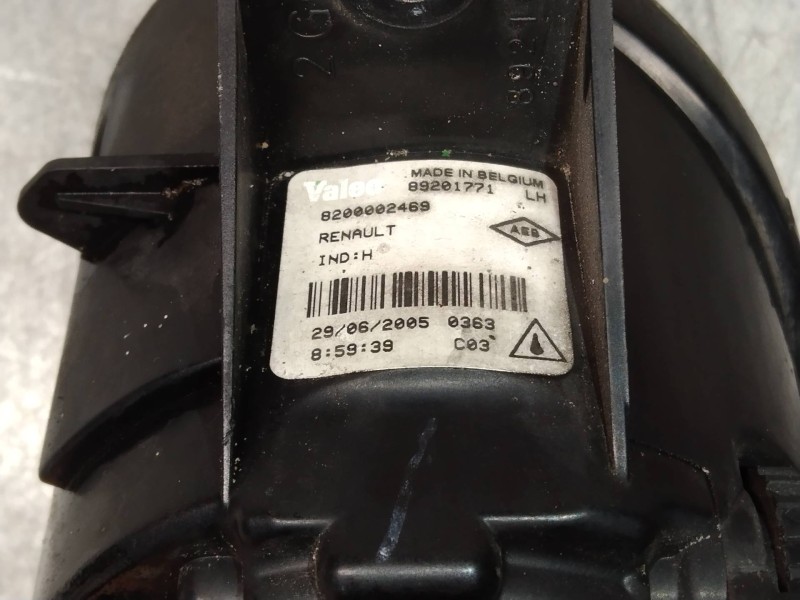 Recambio de faro antiniebla izquierdo para renault vel satis (bj0) expression referencia OEM IAM 8200002469 89201771 