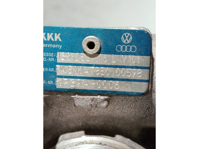 Recambio de turbocompresor para volkswagen golf iv berlina (1j1) referencia OEM IAM 038253016LV101 KP39A0006 