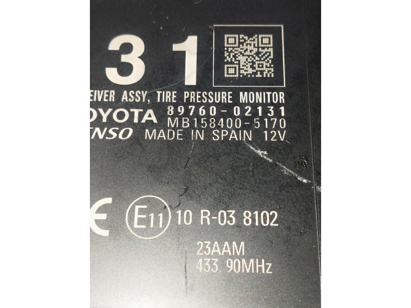 Recambio de modulo electronico para toyota auris business referencia OEM IAM 8976002131 MB1584005170 