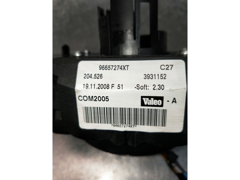 Recambio de mando luces para peugeot 207 1.4 referencia OEM IAM 96657274XT  