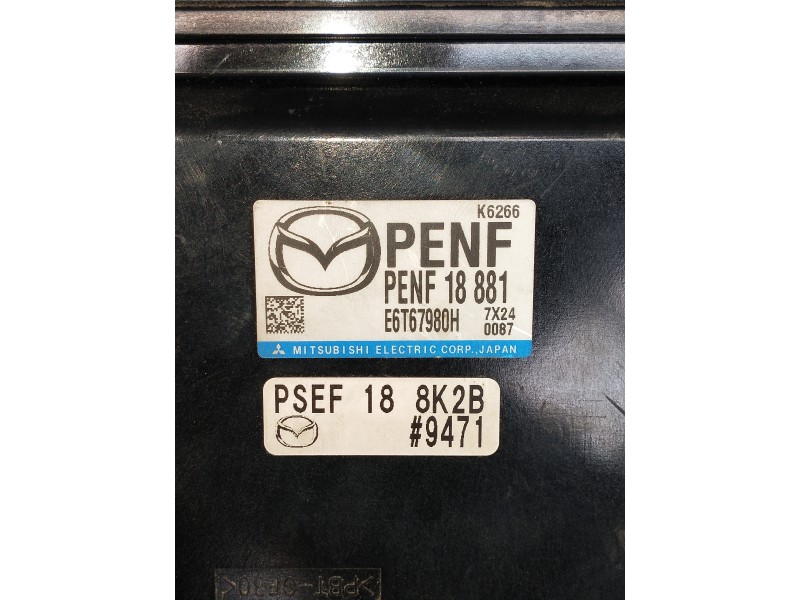 Recambio de centralita motor uce para mazda cx-3 referencia OEM IAM PENF18881 E6T67980H K6266