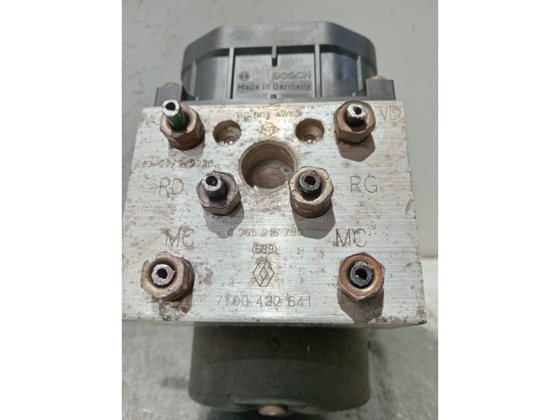 Recambio de abs para renault clio ii fase i (b/cbo) 1.4 alize referencia OEM IAM 0273004418 0265216730 7700432641
