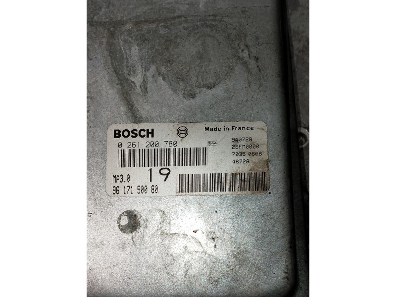 Recambio de centralita motor uce para peugeot 106 (s1) referencia OEM IAM 0261200780 9617150080 