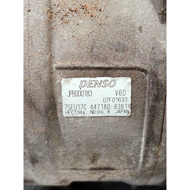Recambio de compresor aire acondicionado para land rover discovery v6 td s referencia OEM IAM JPB00183 4471808381 7SEU17C
