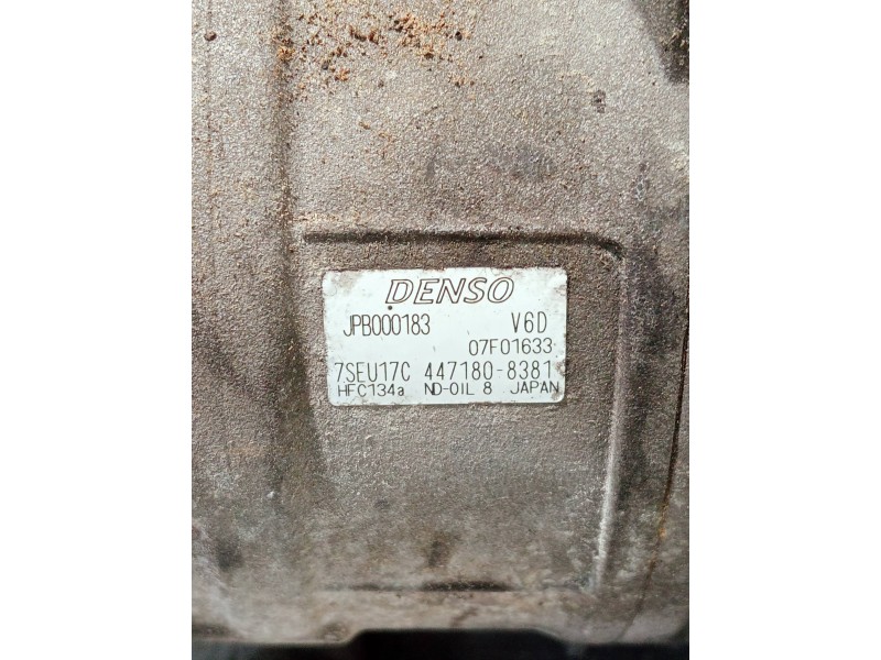 Recambio de compresor aire acondicionado para land rover discovery v6 td s referencia OEM IAM JPB00183 4471808381 7SEU17C