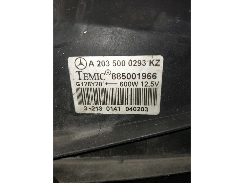 Recambio de electroventilador para mercedes clase c (w203) berlina referencia OEM IAM A2035000293 885001966 