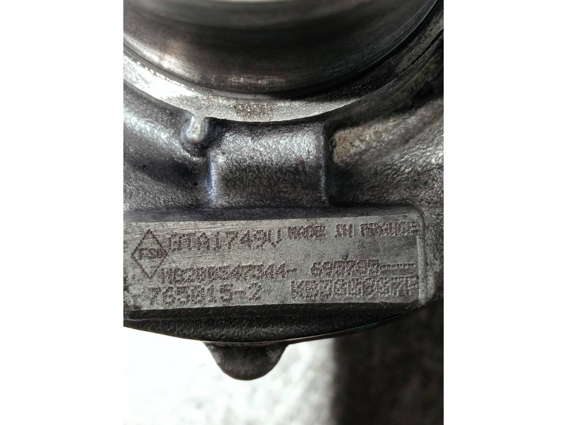 Recambio de turbocompresor para renault laguna ii (bg0) referencia OEM IAM H6200347344 7650152 GTA1749V