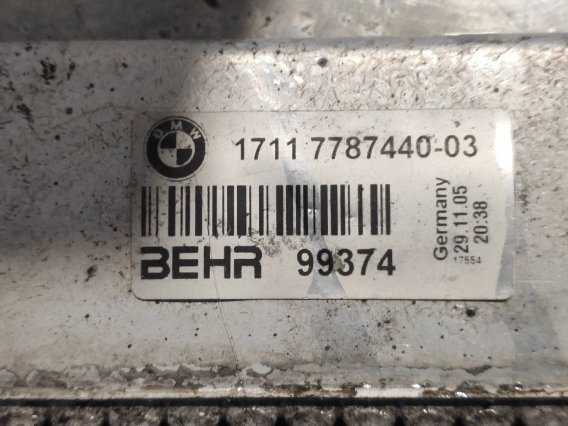 Recambio de radiador agua para bmw serie 5 berlina (e60) 520d referencia OEM IAM   