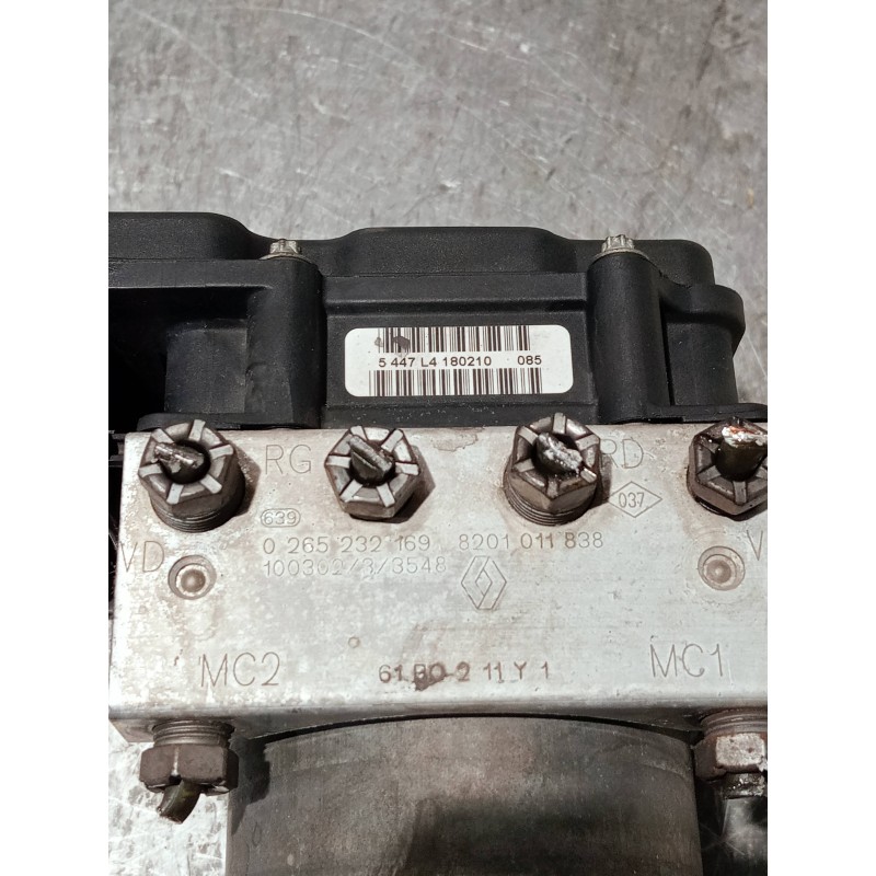 Recambio de abs para renault kangoo (f/kc0) referencia OEM IAM 0265800498 0265232169 8201011838