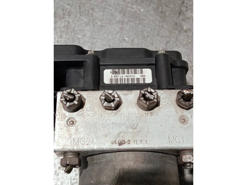 Recambio de abs para renault kangoo (f/kc0) referencia OEM IAM 0265800498 0265232169 8201011838