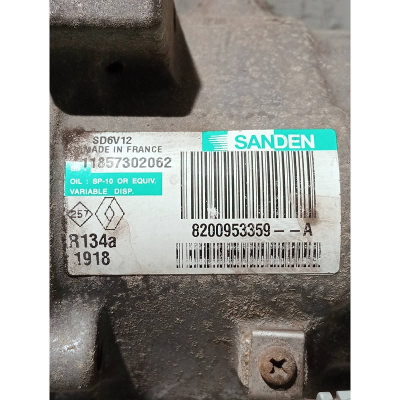 Recambio de compresor aire acondicionado para renault kangoo (f/kc0) referencia OEM IAM 8200953359  