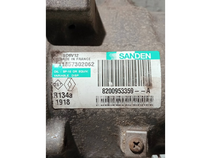 Recambio de compresor aire acondicionado para renault kangoo (f/kc0) referencia OEM IAM 8200953359  