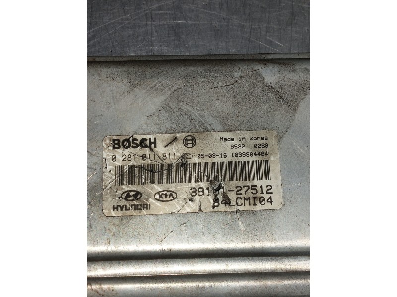 Recambio de centralita motor uce para hyundai accent (lc) crdi gl referencia OEM IAM 0281011811 1039S04484 