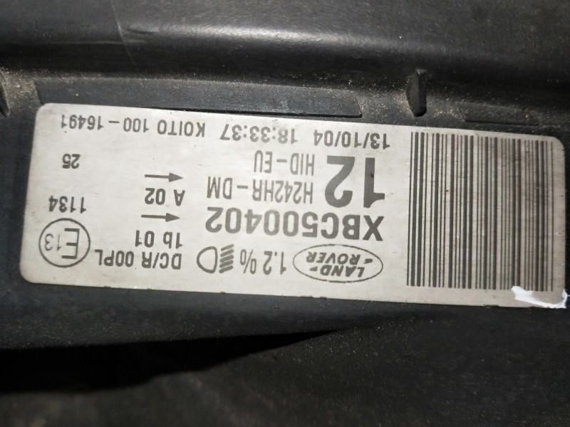 Recambio de faro derecho para land rover discovery v6 td s referencia OEM IAM XBC500402  