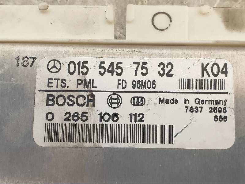 Recambio de centralita airbag para mercedes clase e (w210) berlina diesel 300 diesel (210.020) referencia OEM IAM 0265106112 015