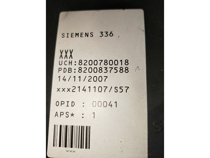 Recambio de modulo electronico para renault megane ii berlina 5p referencia OEM IAM 8200780018A 8200837588 U118400150K