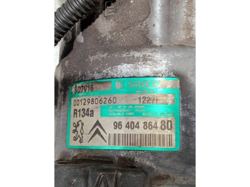 Recambio de compresor aire acondicionado para peugeot expert kombi referencia OEM IAM 9640486480 1227F 