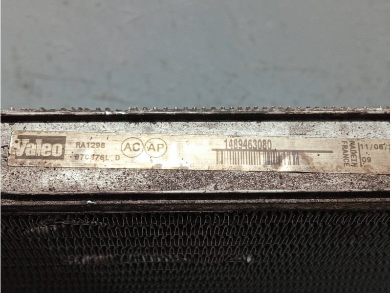 Recambio de radiador agua para peugeot expert kombi referencia OEM IAM 1489463080 870876L 