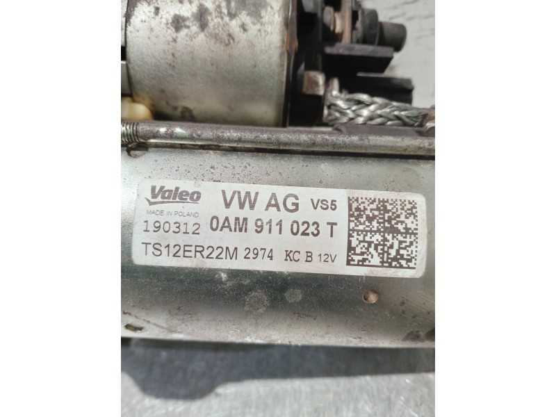 Recambio de motor arranque para skoda fabia (5j2 ) referencia OEM IAM 0AM911023T TS12ER22M 