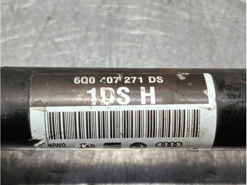 Recambio de transmision delantera izquierda para skoda fabia (5j2 ) referencia OEM IAM 6Q0407271DS  