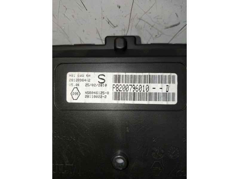 Recambio de cuadro instrumentos para renault kangoo (f/kc0) referencia OEM IAM P8200796010D 281209642 