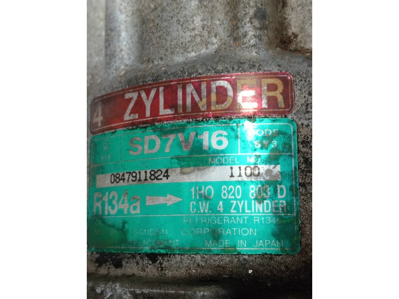 Recambio de compresor aire acondicionado para seat ibiza (6k1) referencia OEM IAM 1H0820803D  