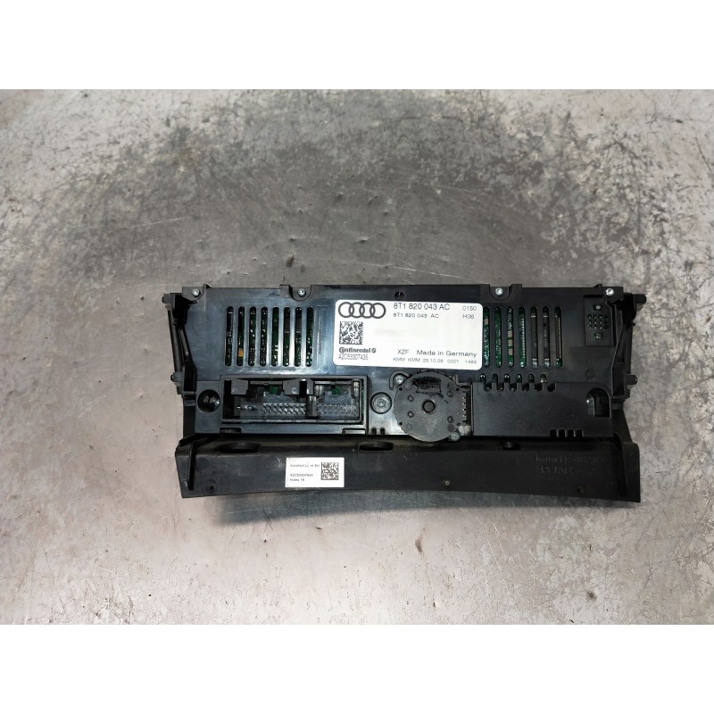 Recambio de mando calefaccion / aire acondicionado para audi a4 avant (8k5) (2008) referencia OEM IAM 8T1820043AC A2C53307435 