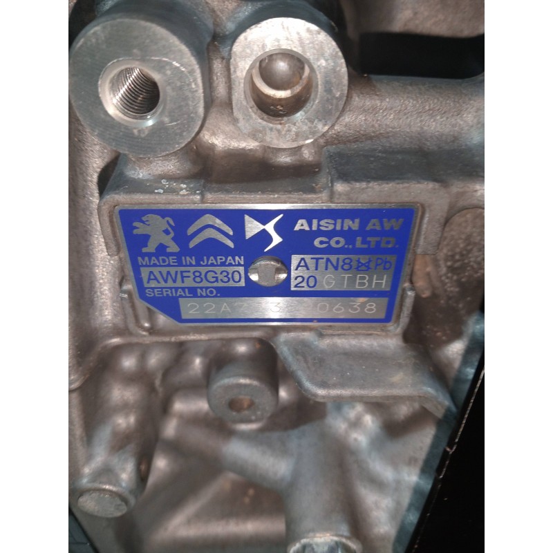 Recambio de caja cambios para opel corsa f referencia OEM IAM 20GTBH AWF8G30 22A7E3590638 AUTOMATICA