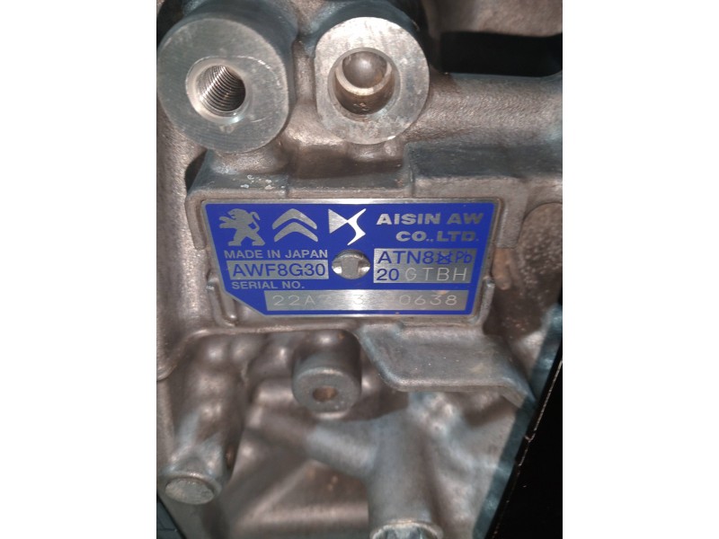 Recambio de caja cambios para opel corsa f referencia OEM IAM 20GTBH AWF8G30 22A7E3590638 AUTOMATICA