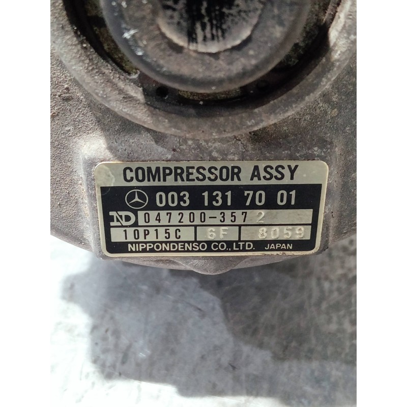 Recambio de compresor aire acondicionado para mercedes clase e (w124) berlina referencia OEM IAM 0031317001 0472003572 10P15C