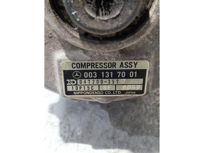 Recambio de compresor aire acondicionado para mercedes clase e (w124) berlina referencia OEM IAM 0031317001 0472003572 10P15C