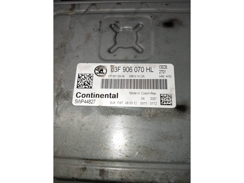 Recambio de centralita motor uce para skoda fabia (5j2 ) referencia OEM IAM 03F906070HL 5WP44827 03F907309AK