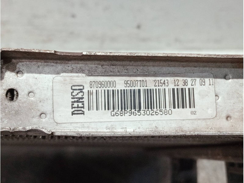 Recambio de radiador agua para citroen c3 referencia OEM IAM 9653026580 870960000 95007T01