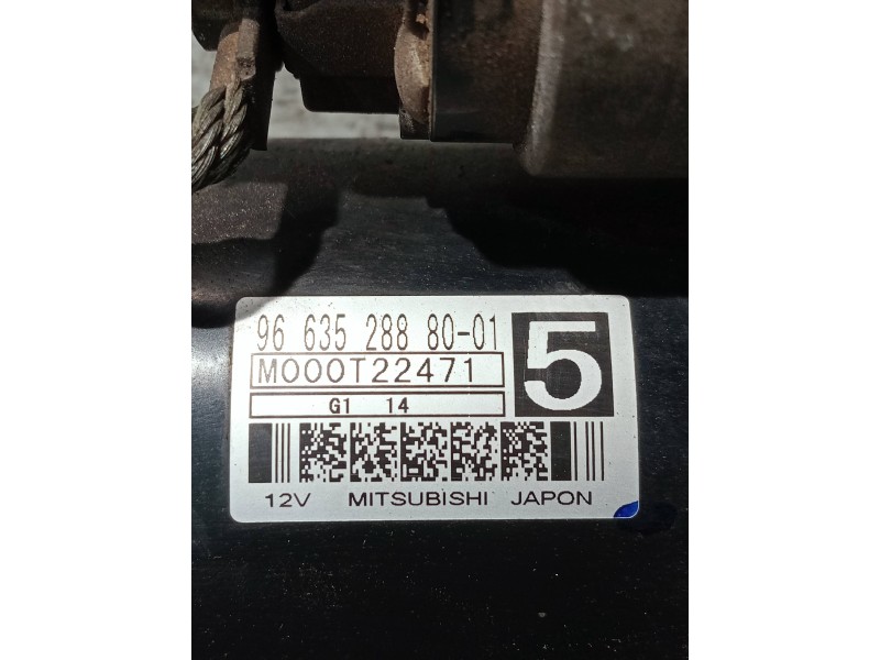 Recambio de motor arranque para citroen c3 referencia OEM IAM 966352888001 M000T22471 