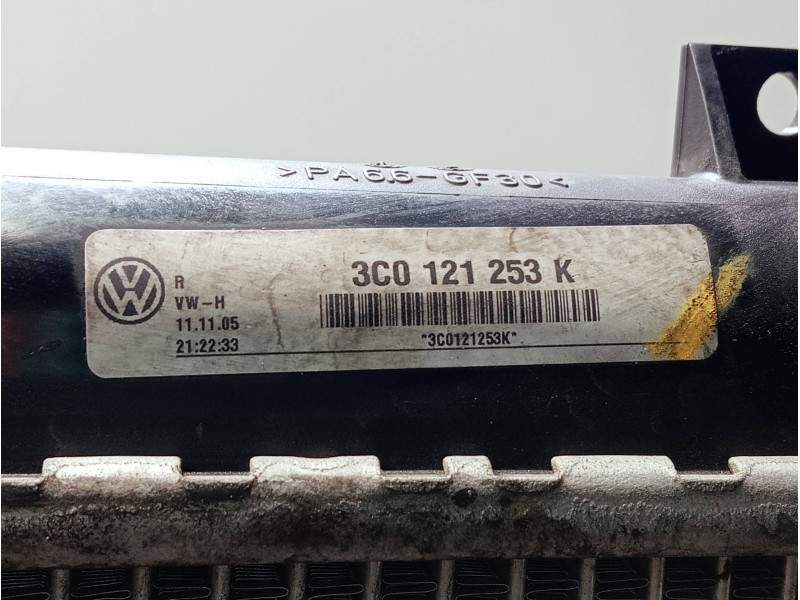 Recambio de radiador agua para volkswagen passat berlina (3c2) referencia OEM IAM 3C0121253K  