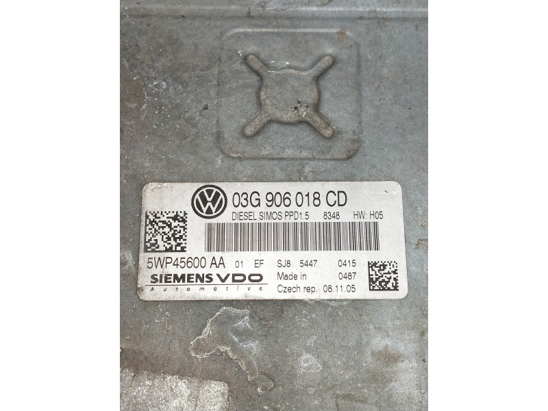 Recambio de centralita motor uce para volkswagen passat berlina (3c2) referencia OEM IAM 03G906018CD 5WP45600AA 